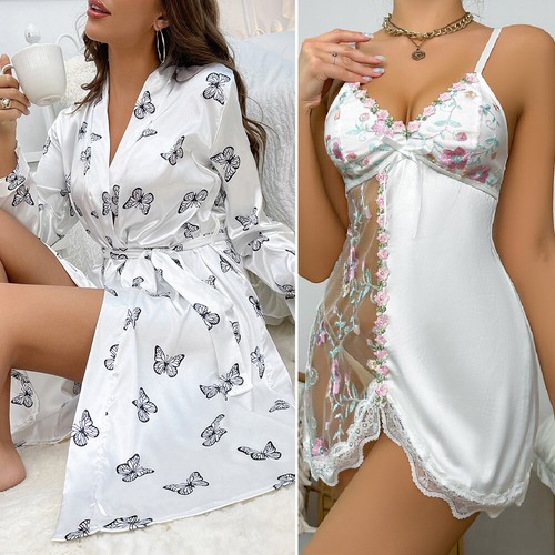 Women silk robes bride - robes,